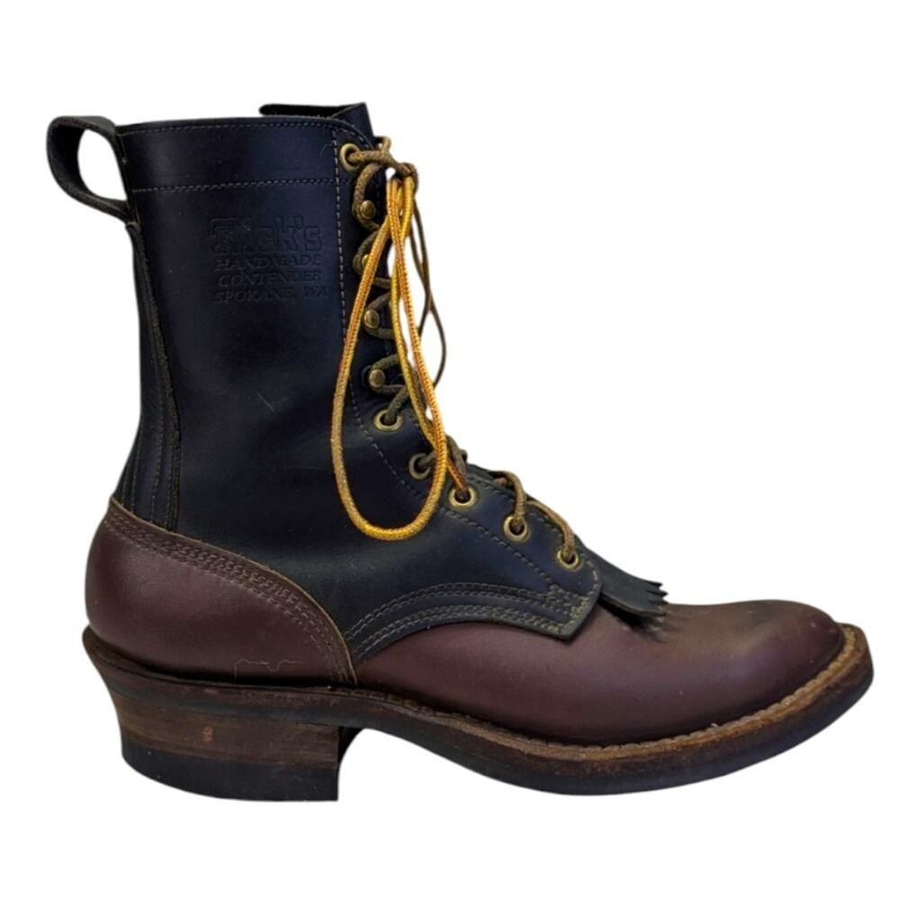 Nicks Contender Boots EUC Size 8.5A   S3868